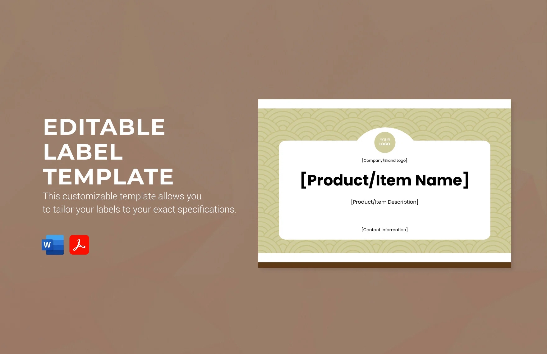 Free Editable Label Templates In Word To Download