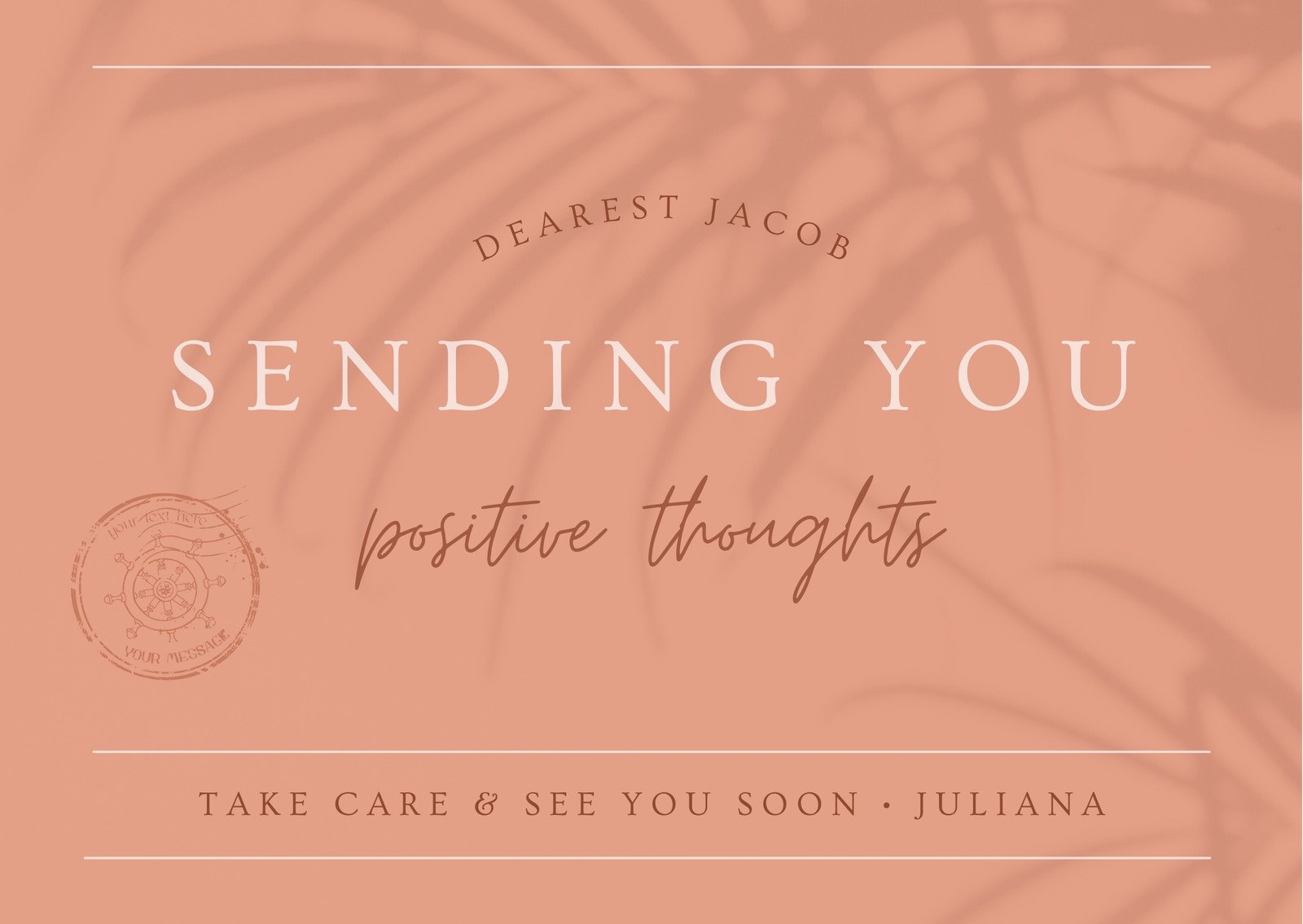 Printable Editable Thing Of You Cards