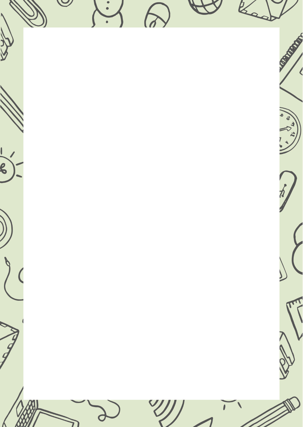 Editable Printable Page Borders