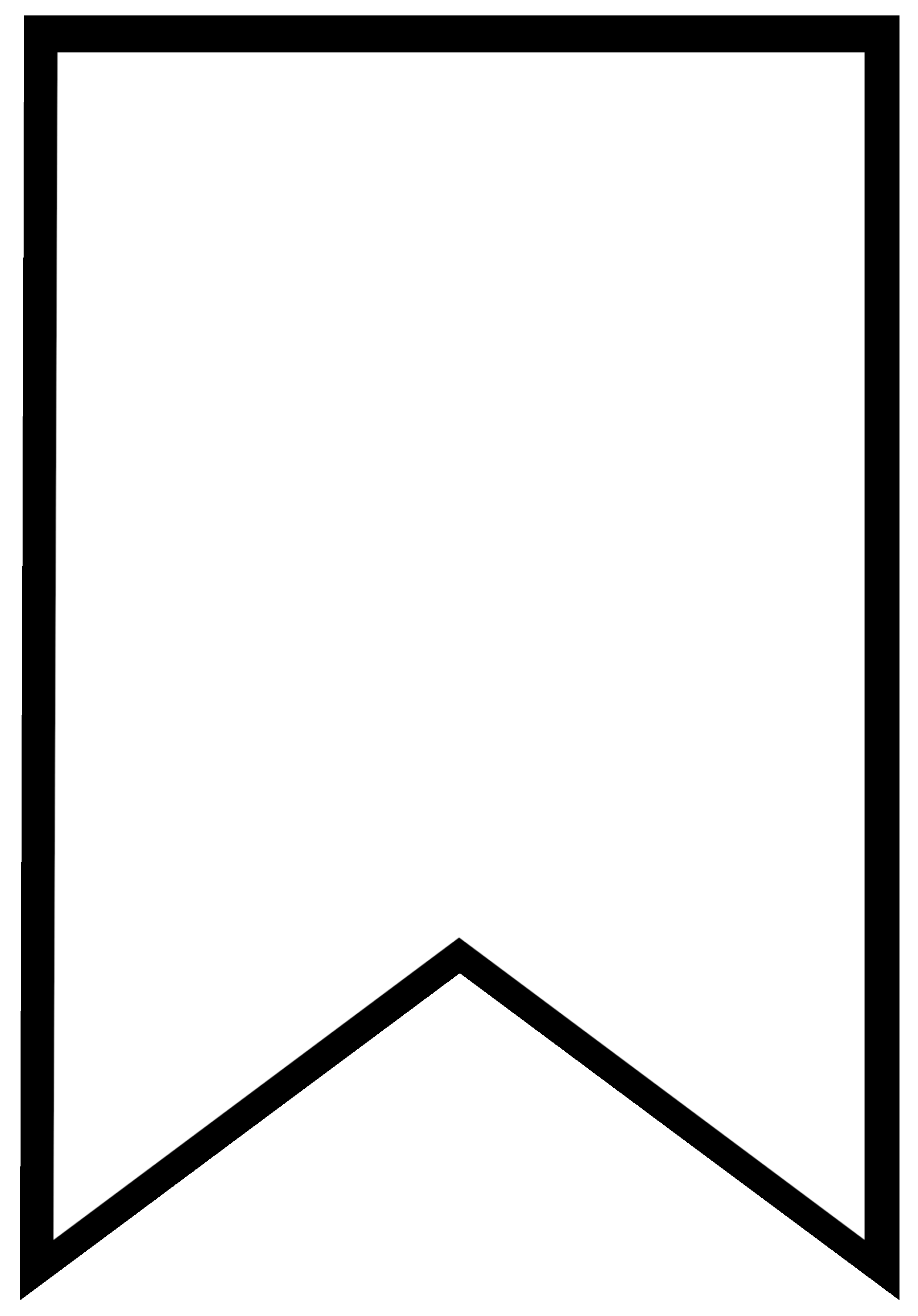 Editable Banner Shape Printable