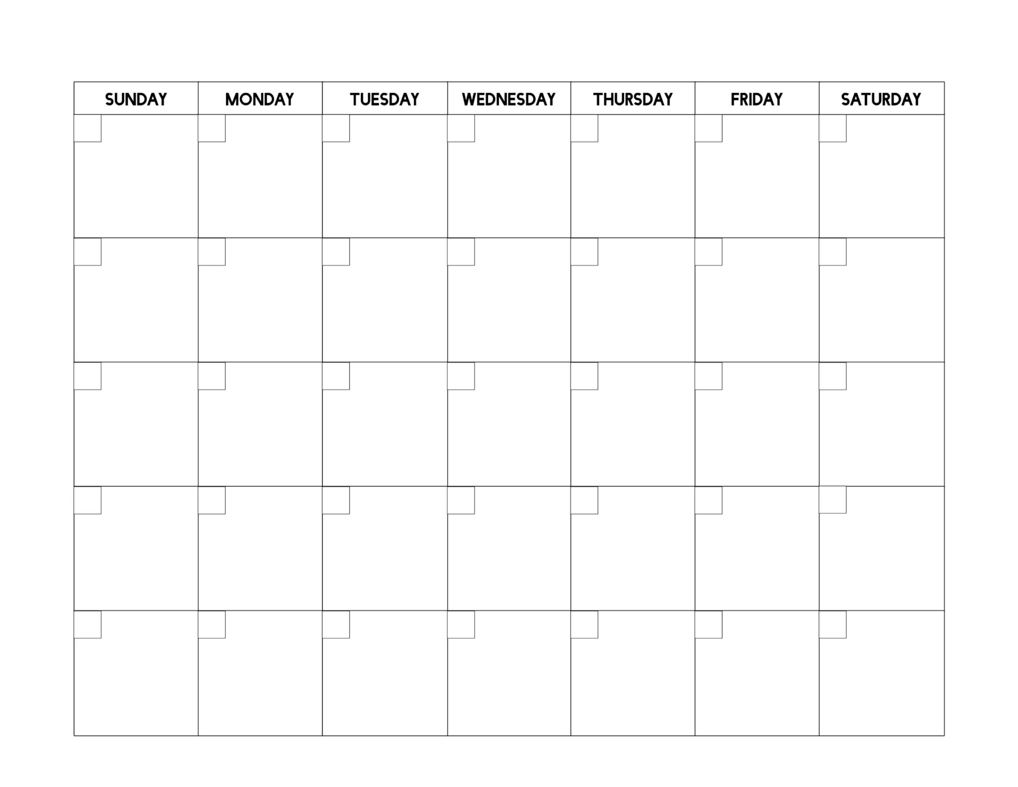 Printable And Editable Calender