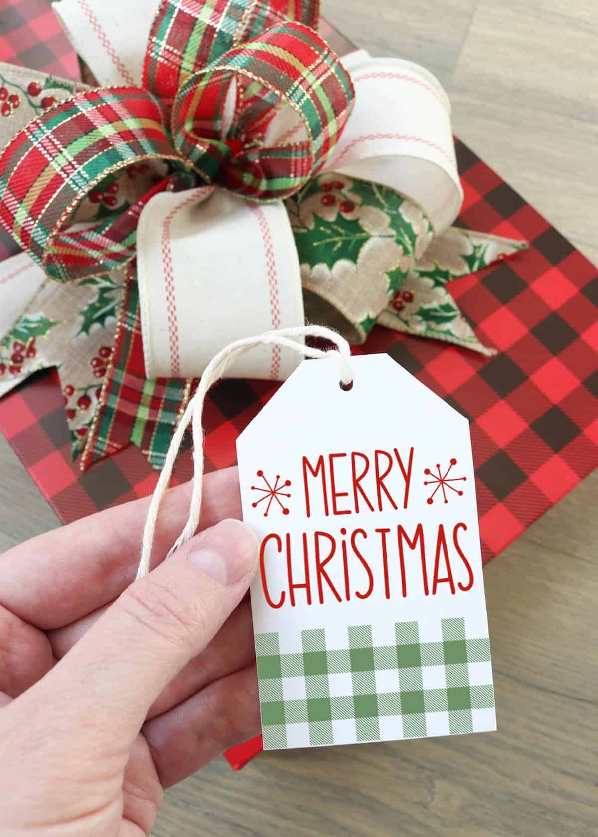 Free Printable Christmas Gift Tags For The Holidays Aubree Originals
