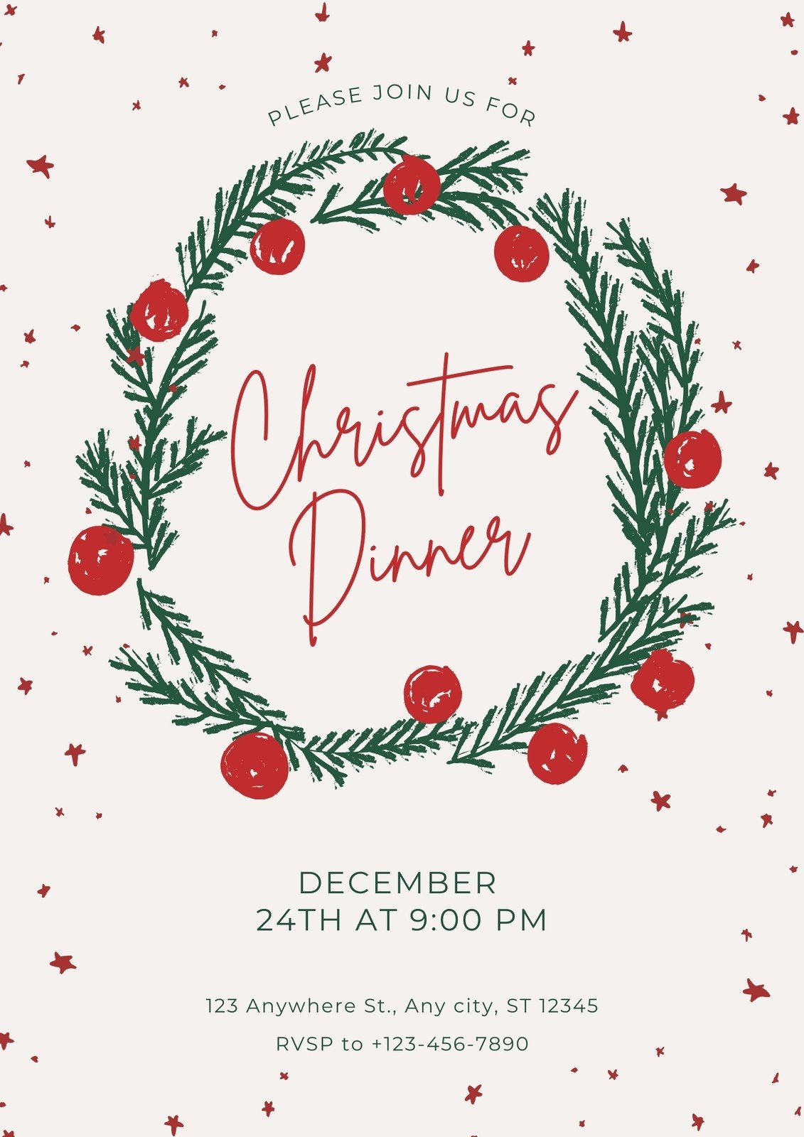 Free Printable Customizable Christmas Flyer Templates Canva