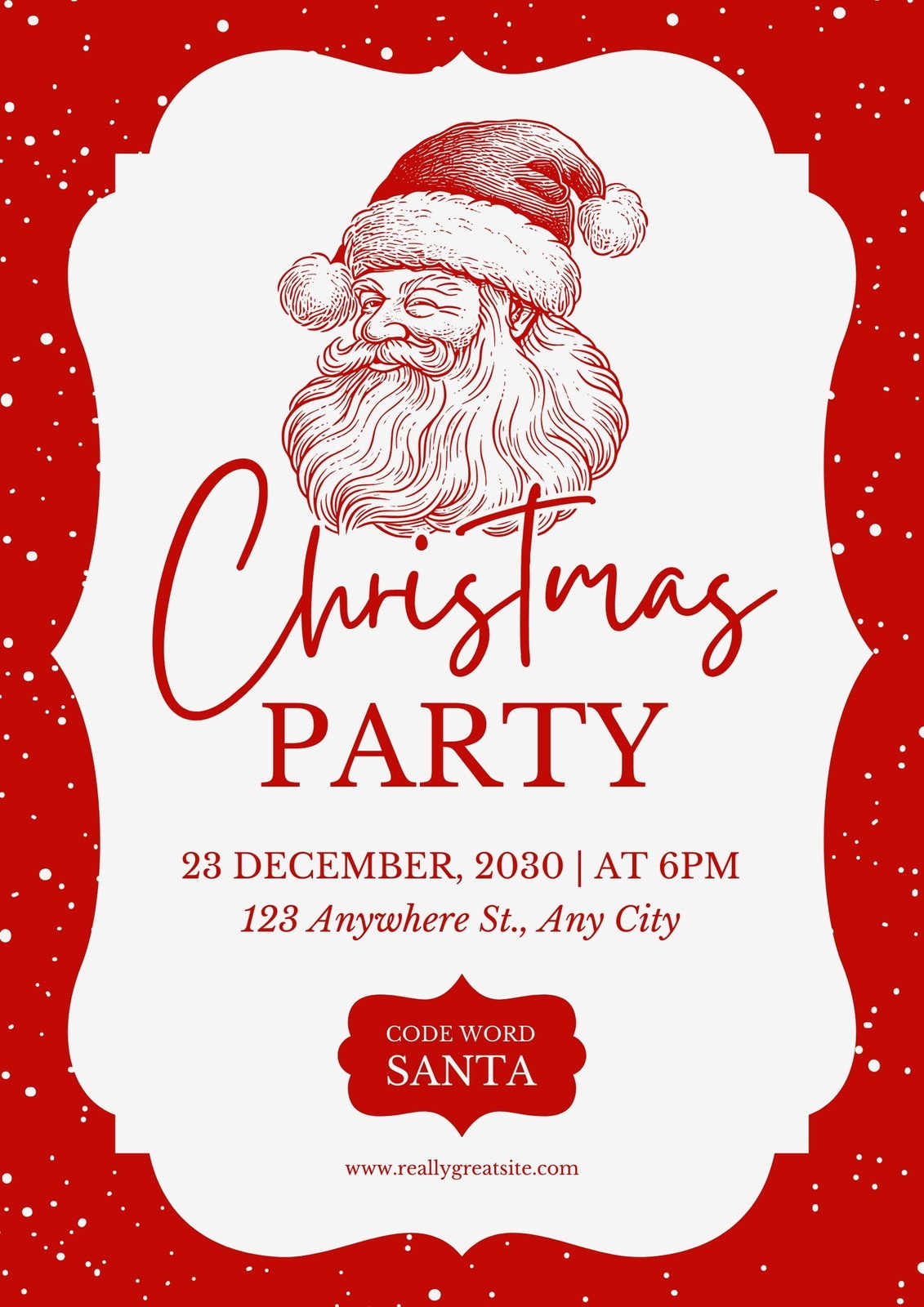 Free Printable Christmas Flyers That You Can Download And Edit