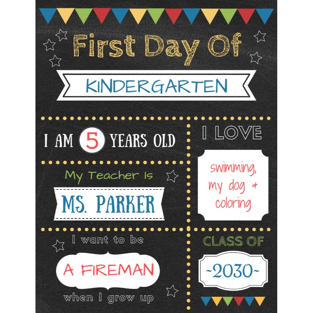 Free Printable Editable Back To School Signs