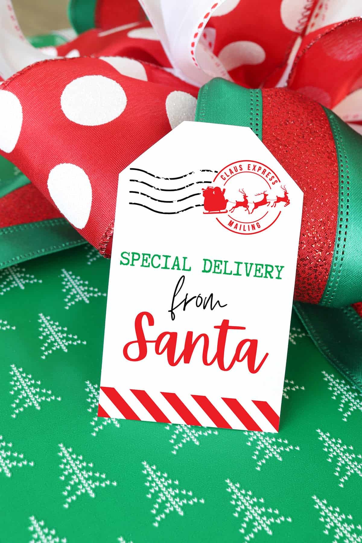 Free Printable Editable Santa Labels