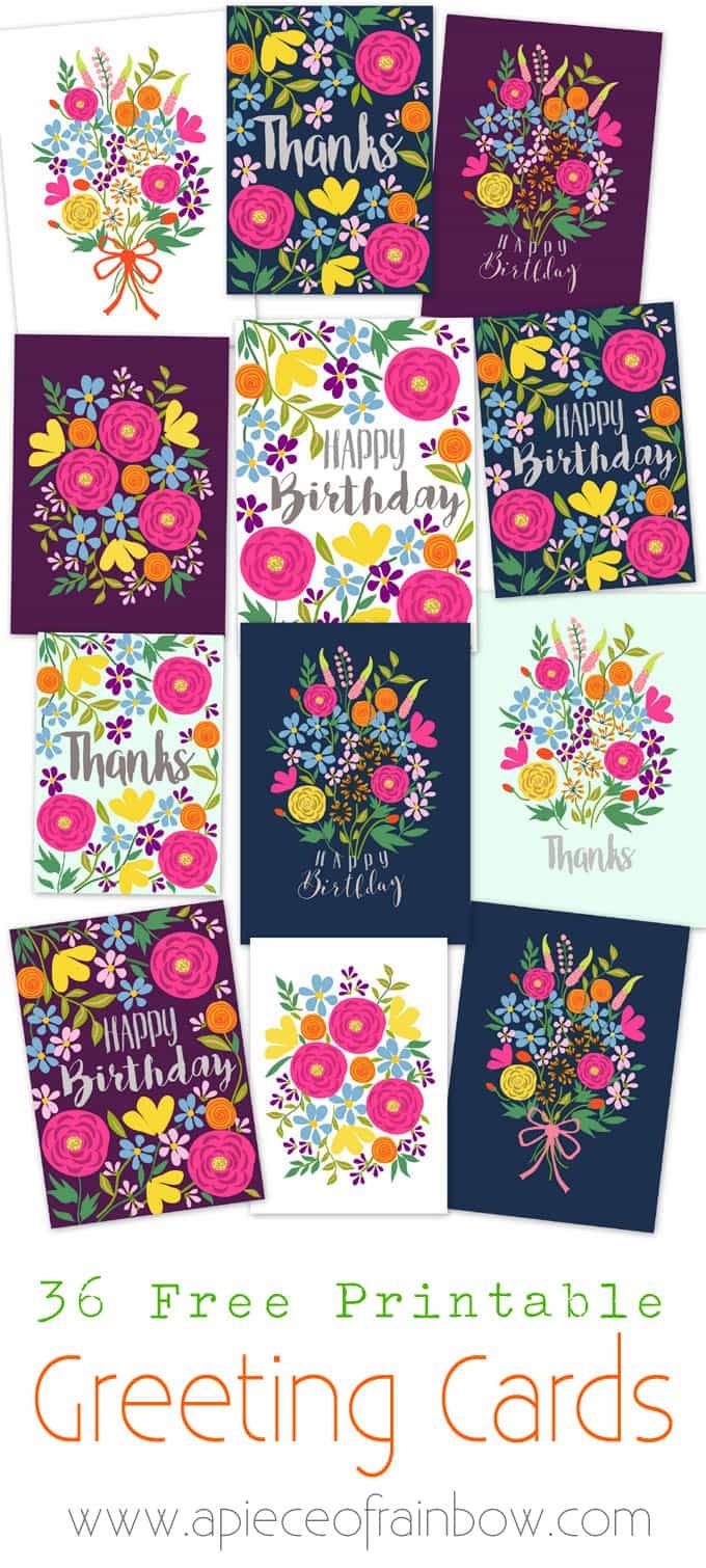 Printable Editable Greeting Cards