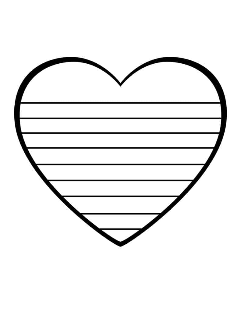 Free Printable Heart Templates Add A Little Adventure