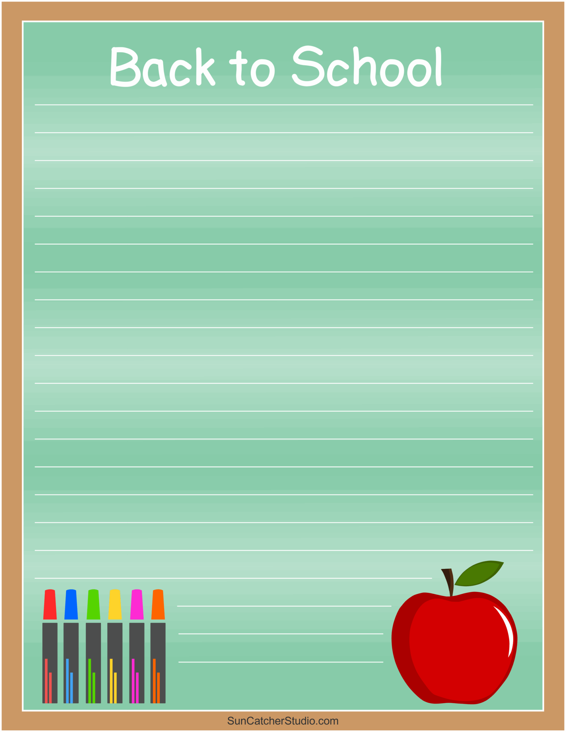 Printable Stationery Free Editable
