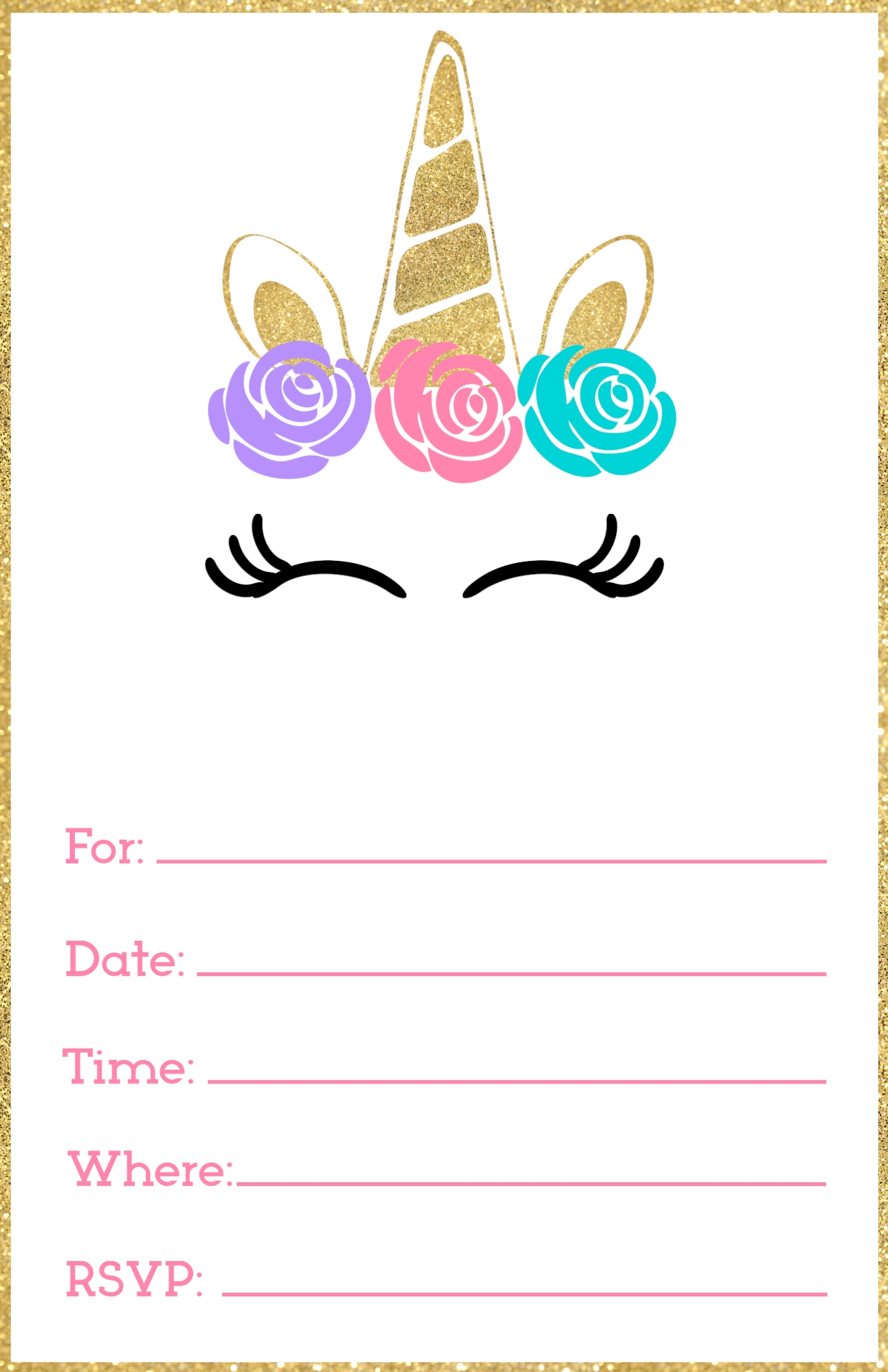 Free Editable Printable Birthday Invitations