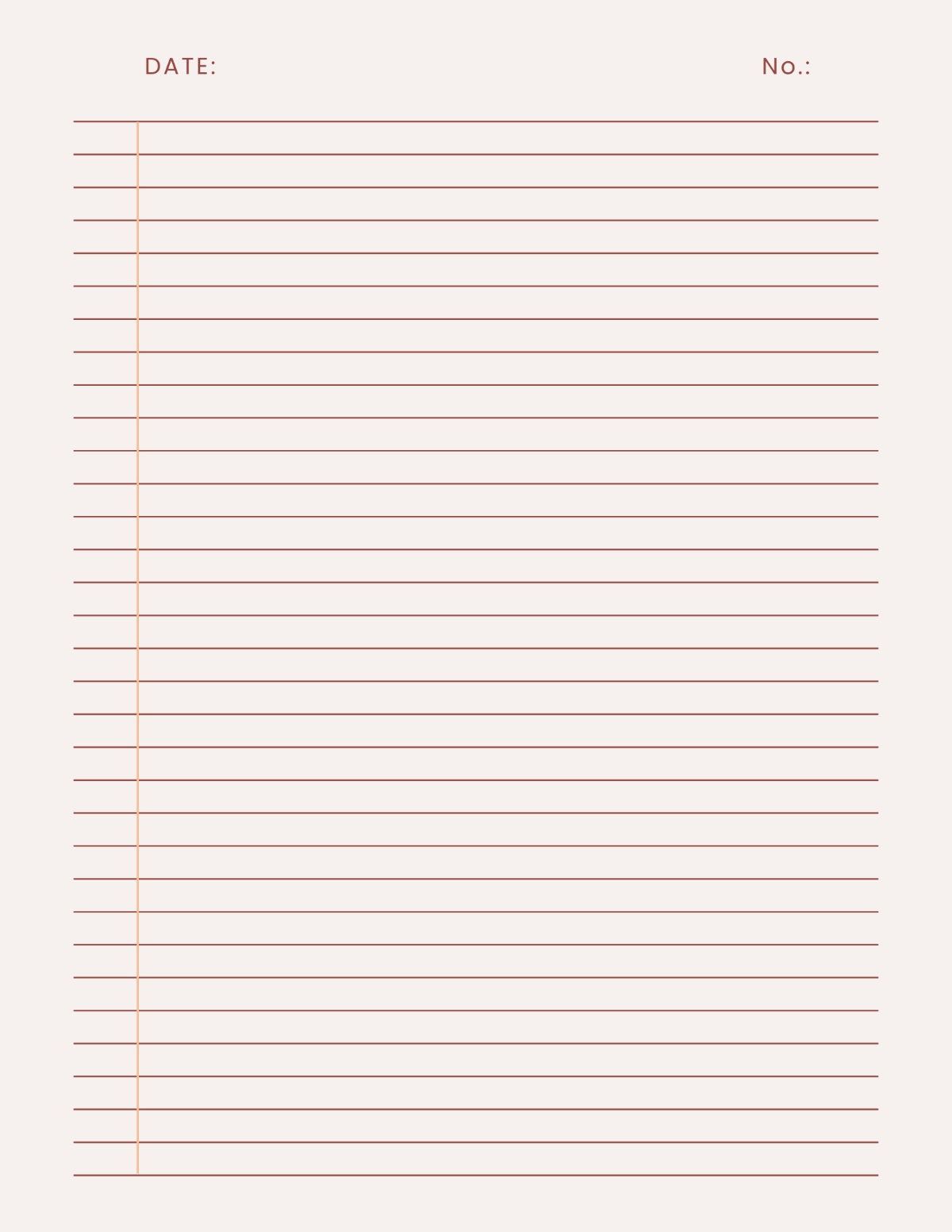 Free Printable And Editable Notebook Page Templates