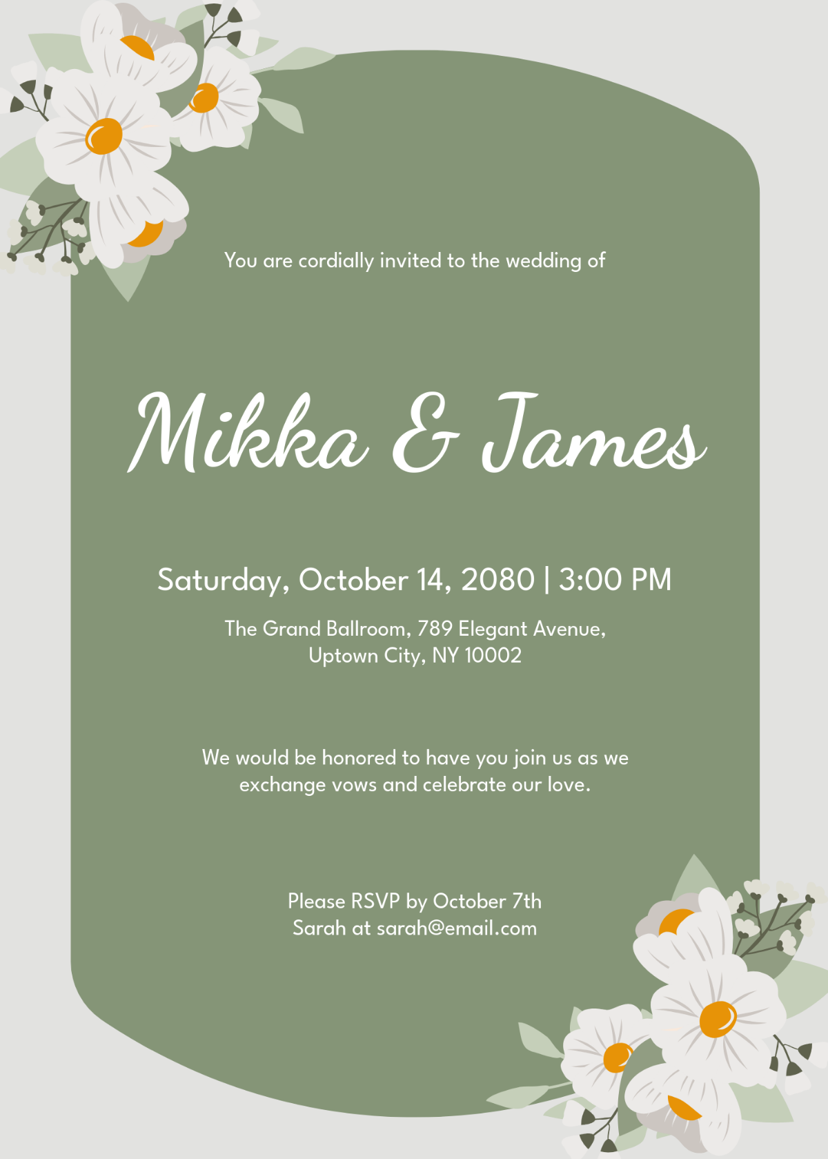 Free Editable Printable Wedding Invitations