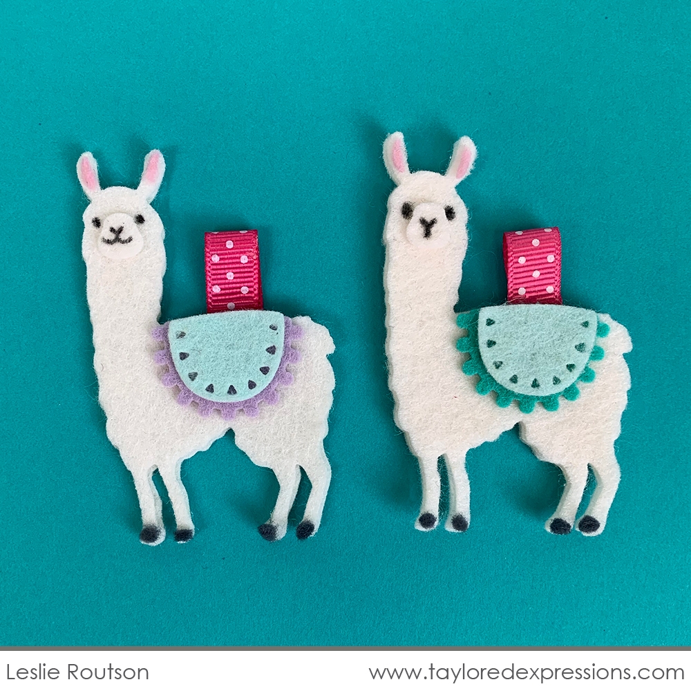 Fun With Felt Make A No Sew Llama Bag Tag Taylored Expressions Blog