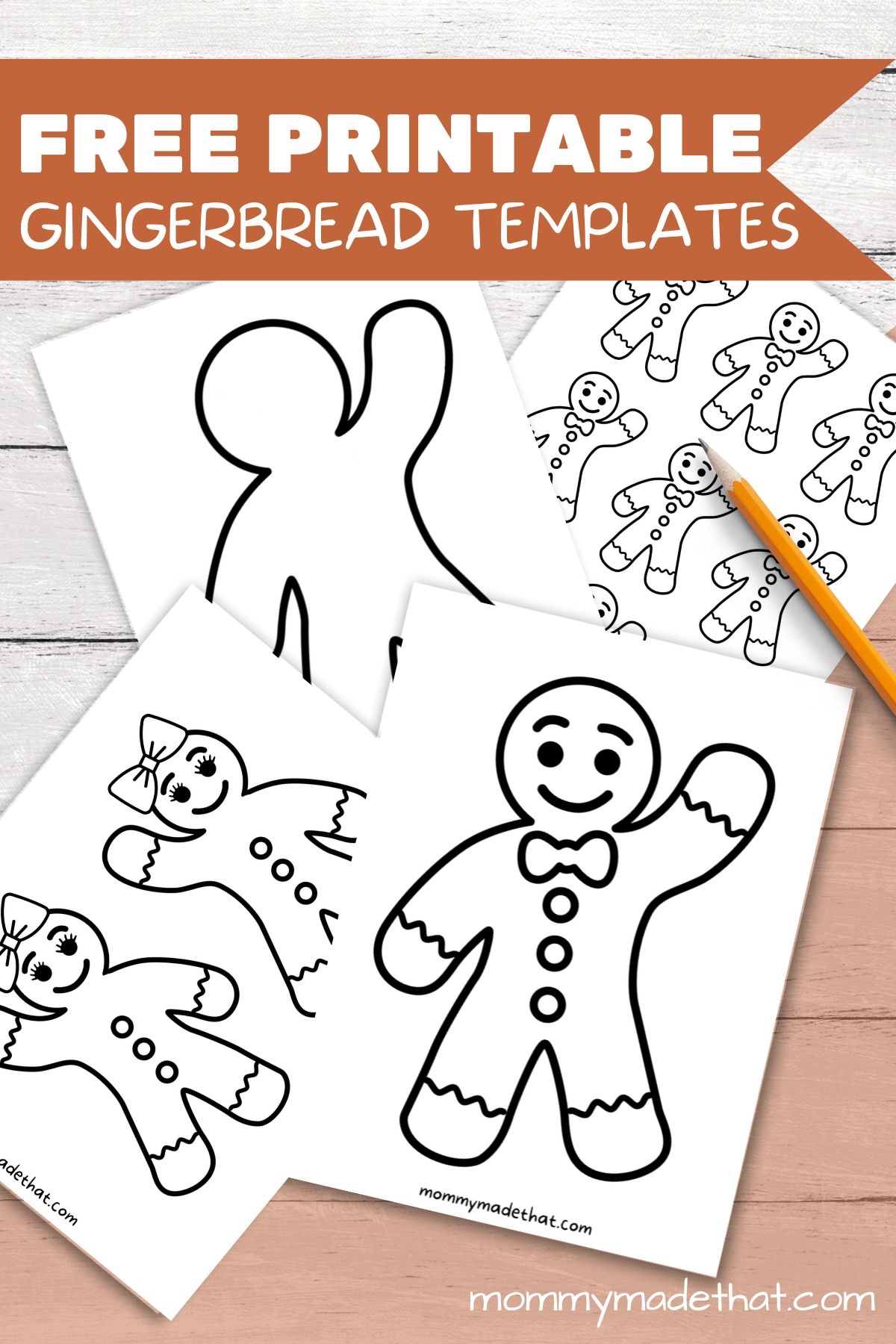 Free Printable Editable To Put Names On Large Plain Gingerbread Men