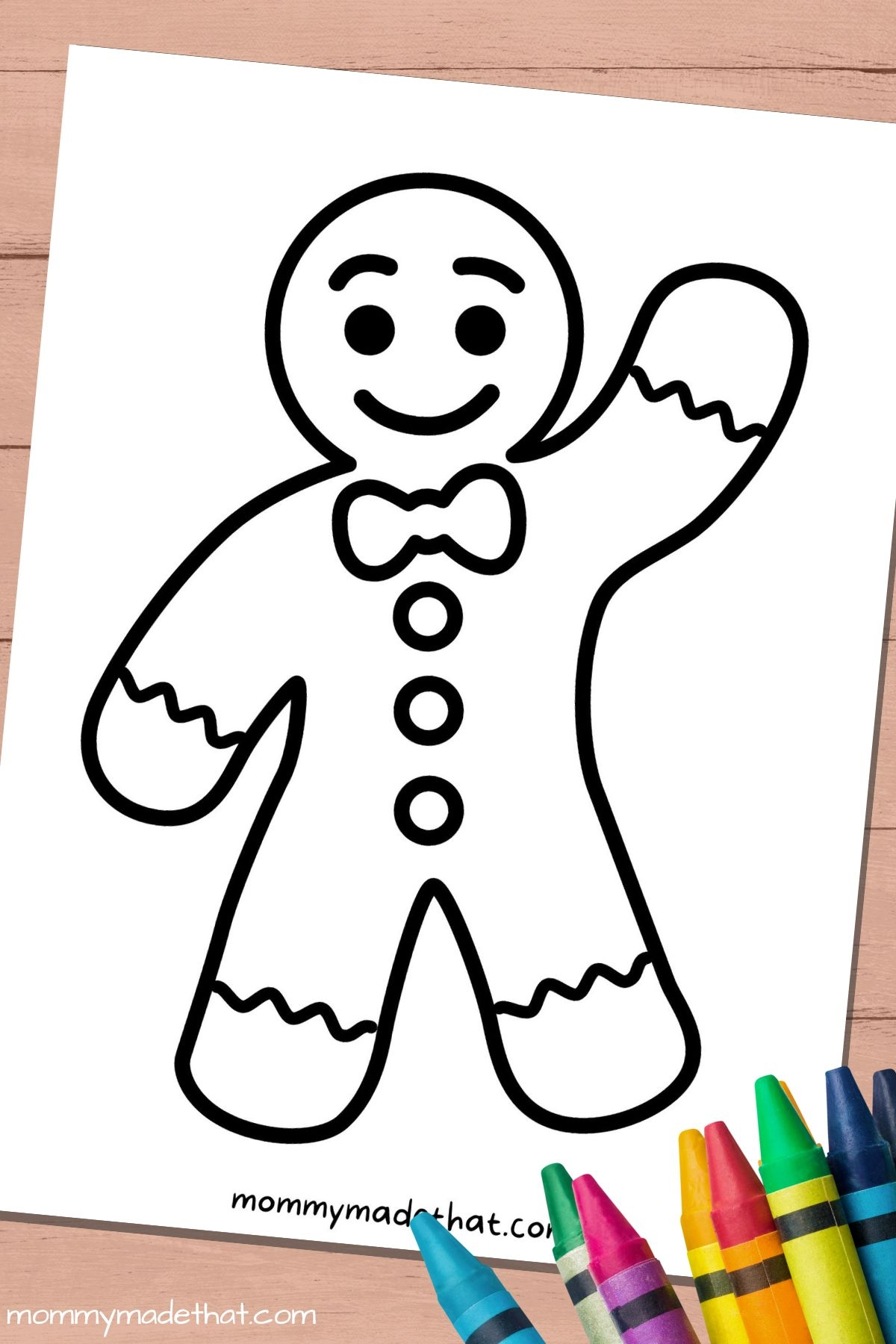 Free Printable Editable Large Plain Gingerbread Men