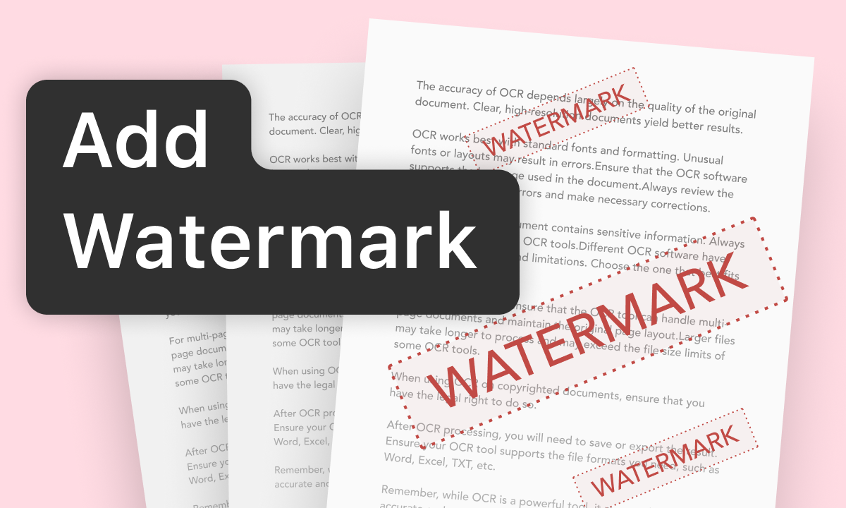 How To Add Watermark To PDF Online Offline 