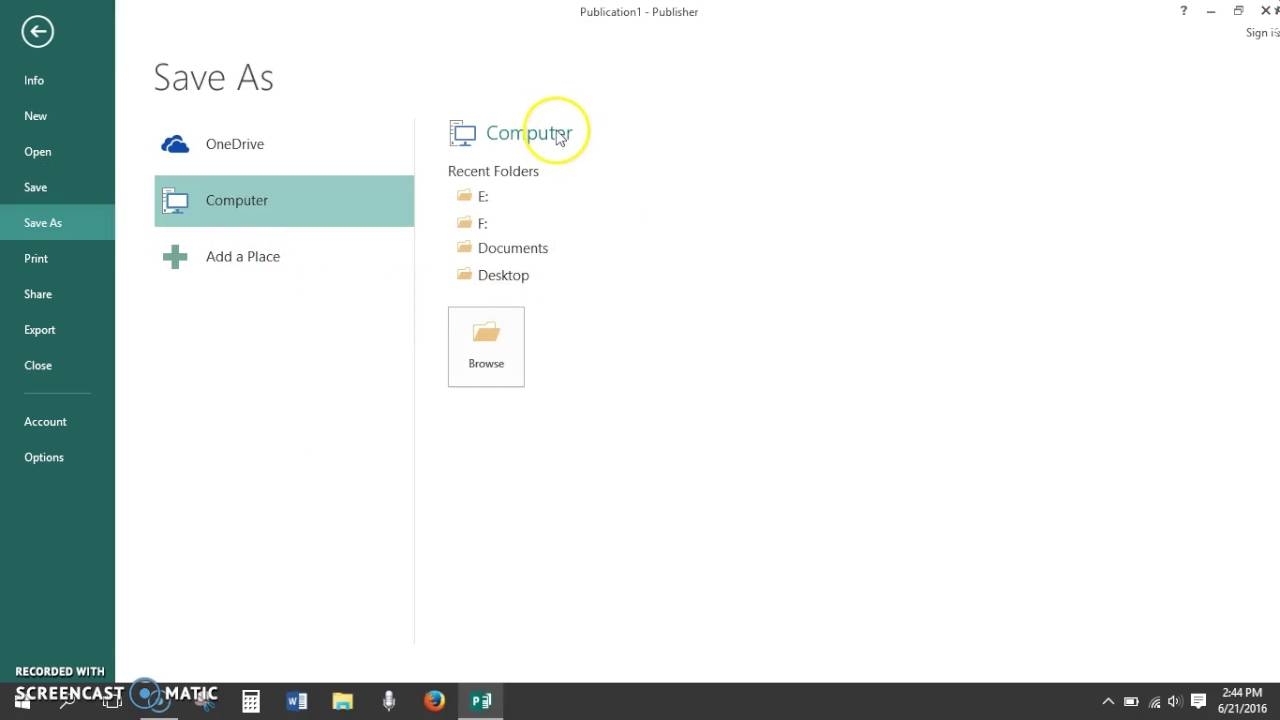 How To Make A Booklet In MS Publisher YouTube