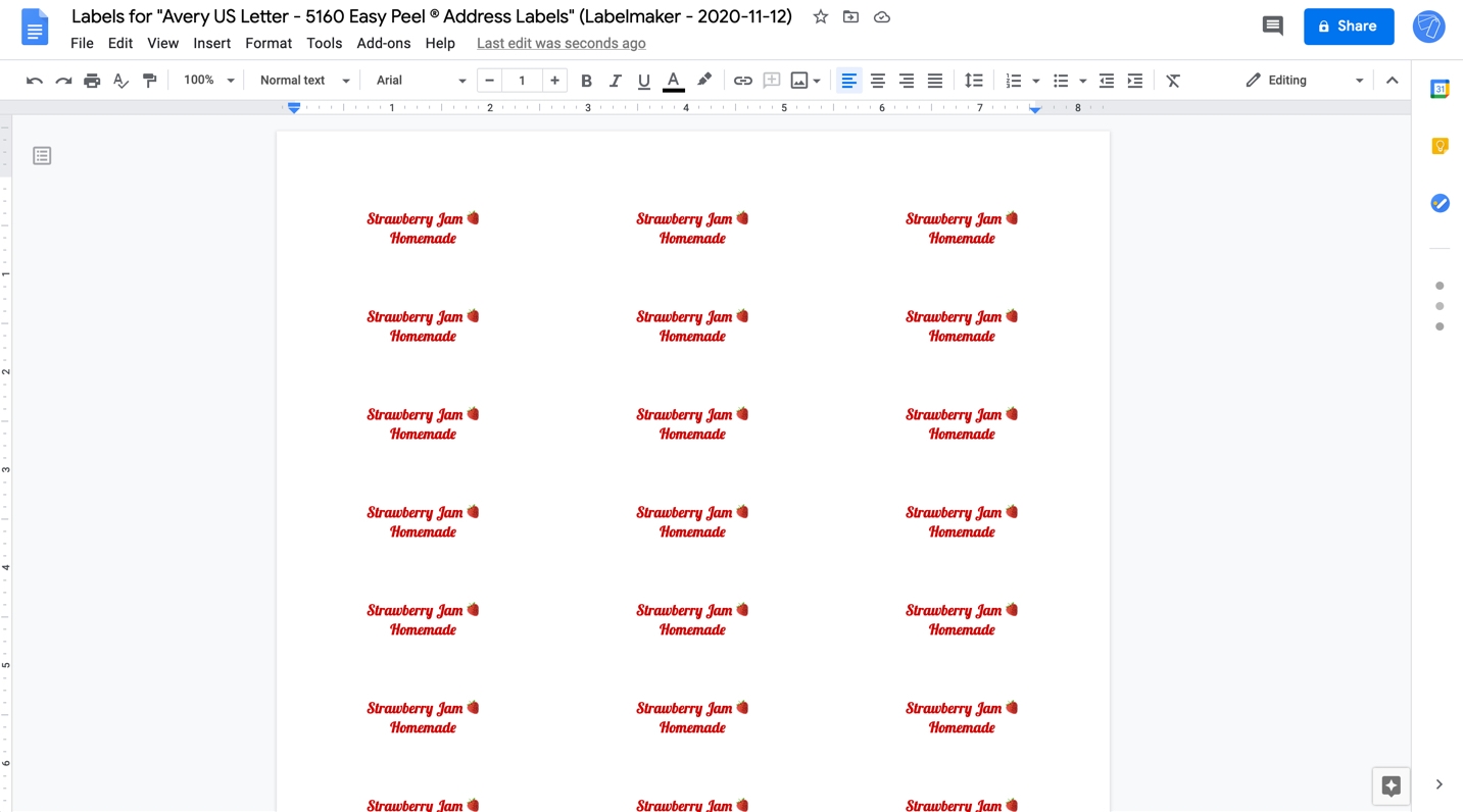 How To Make Labels In Google Docs 