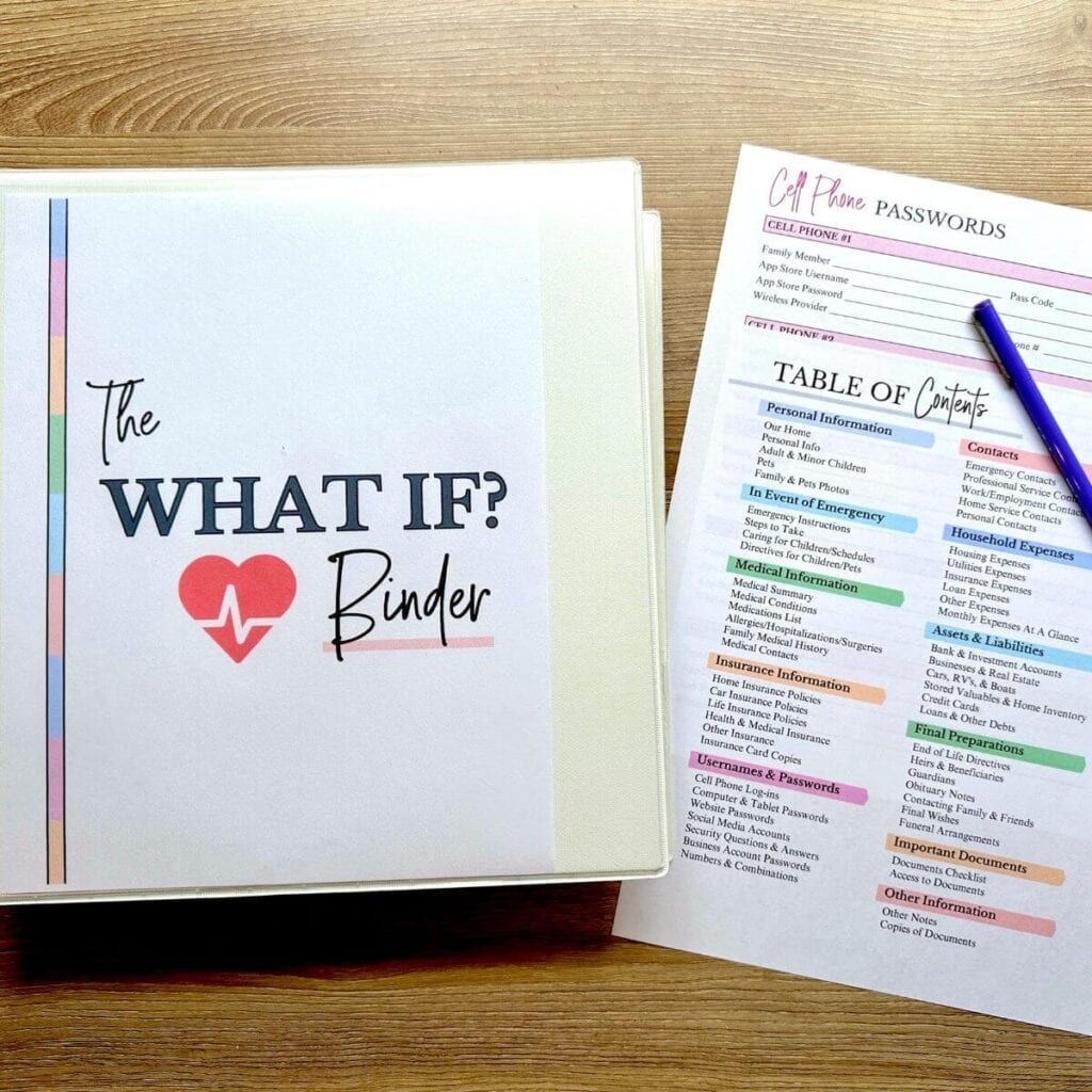 I Made This Emergency Binder After I Almost Died You Need One Too 