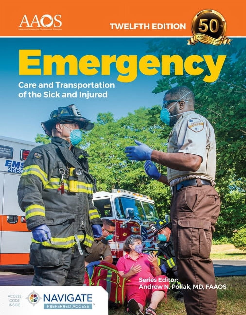 Jones Bartlett 12th Edition Emergency Care Transportation Medical First Aid Handbook Paperback Walmart