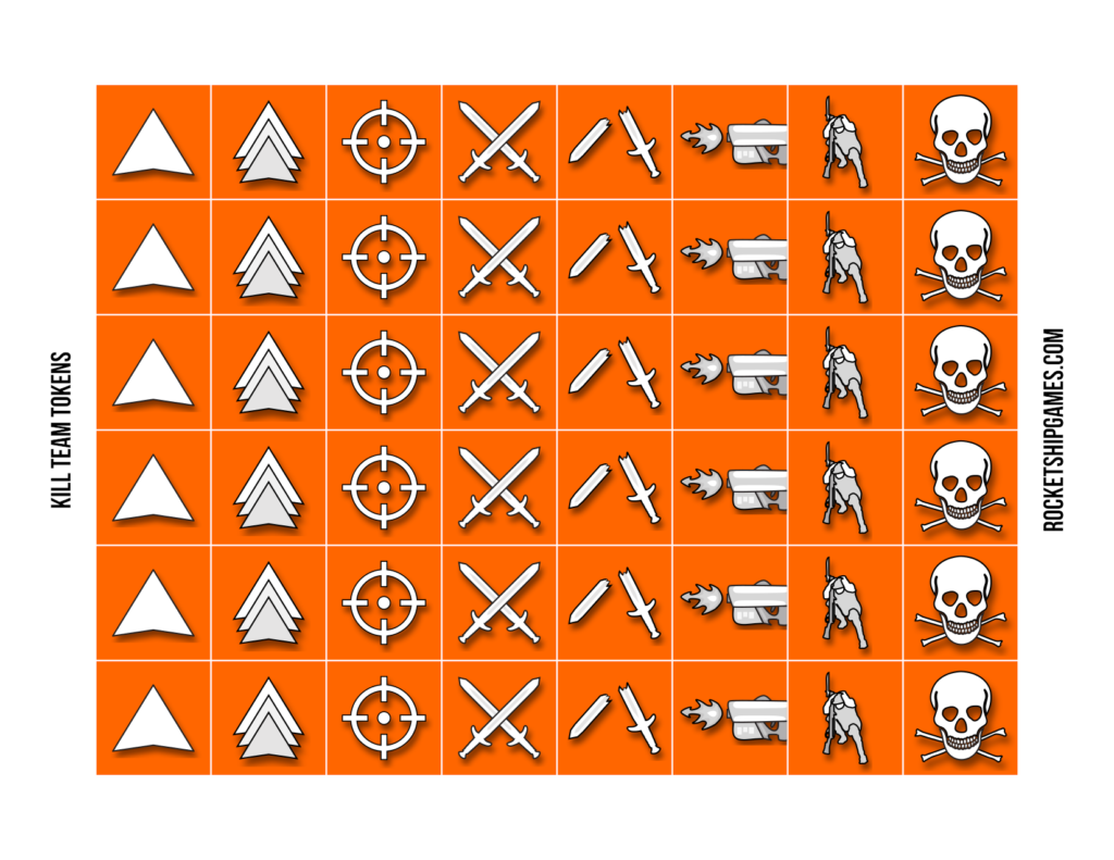 Kill Team Tokens Rocketship Games