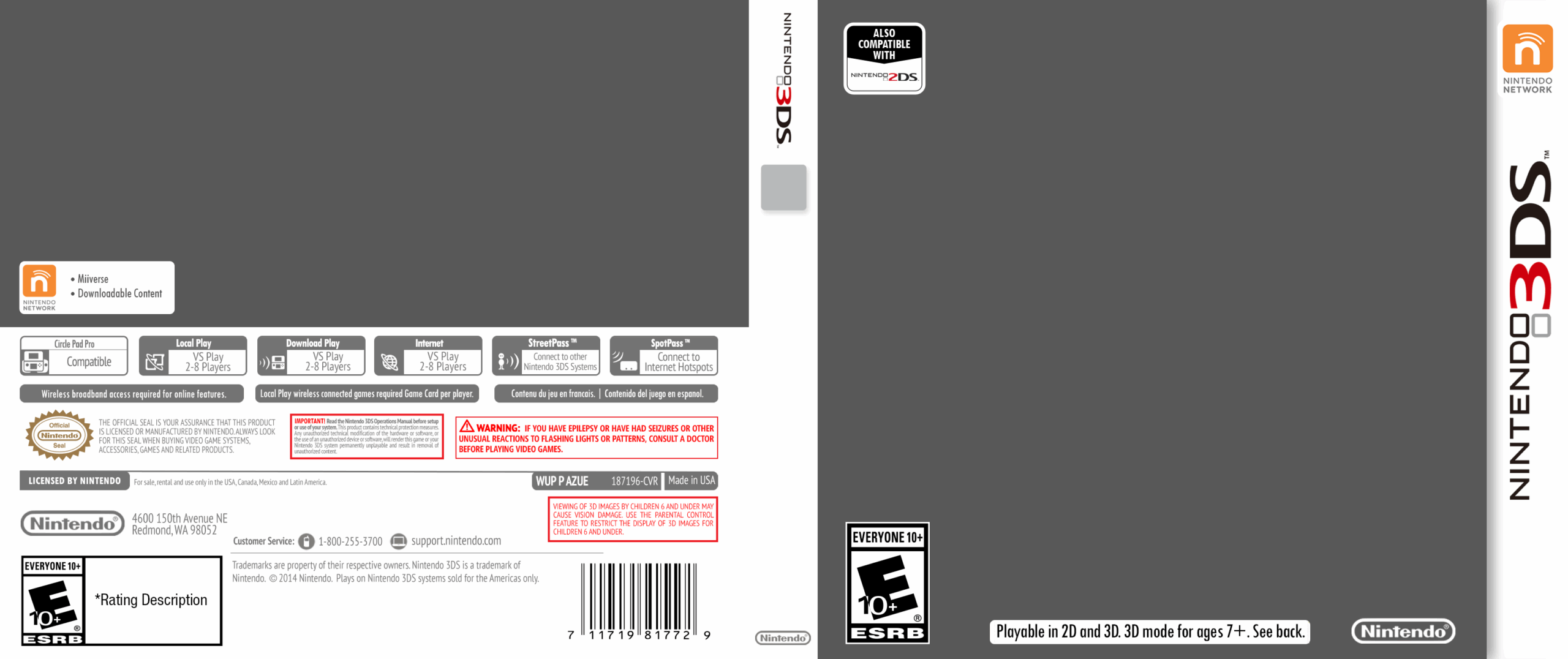 Nintendo 3DS Cover Template By ETSChannel On DeviantArt