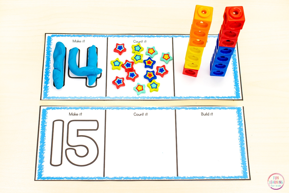 Number Activity Strips Free Printable
