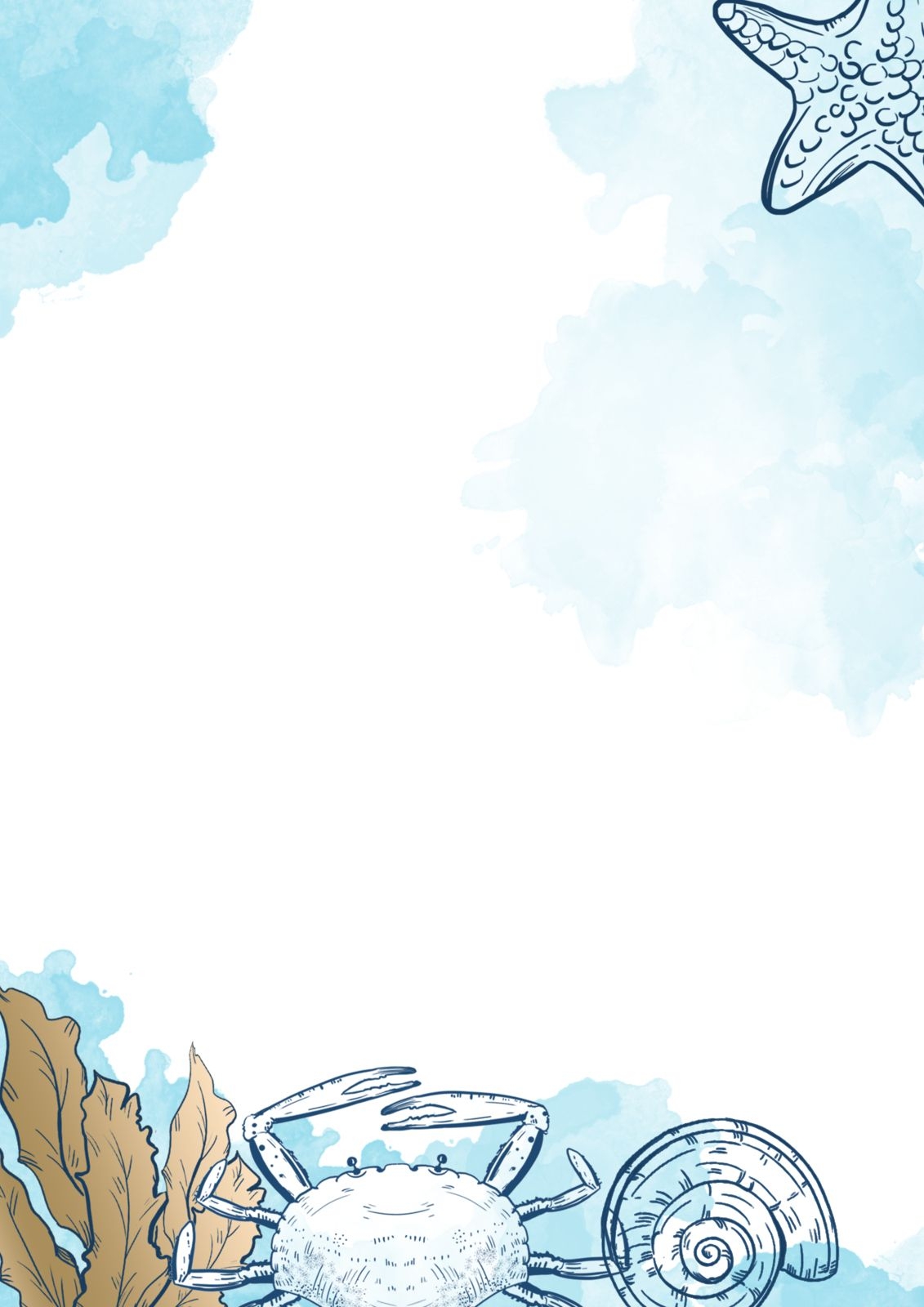 Editable Printable Nautical Border