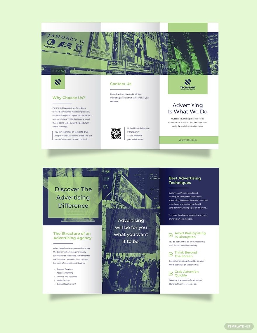Outdoor Advertising Tri Fold Brochure Template In Publisher PSD Word Pages Google Docs Download Template