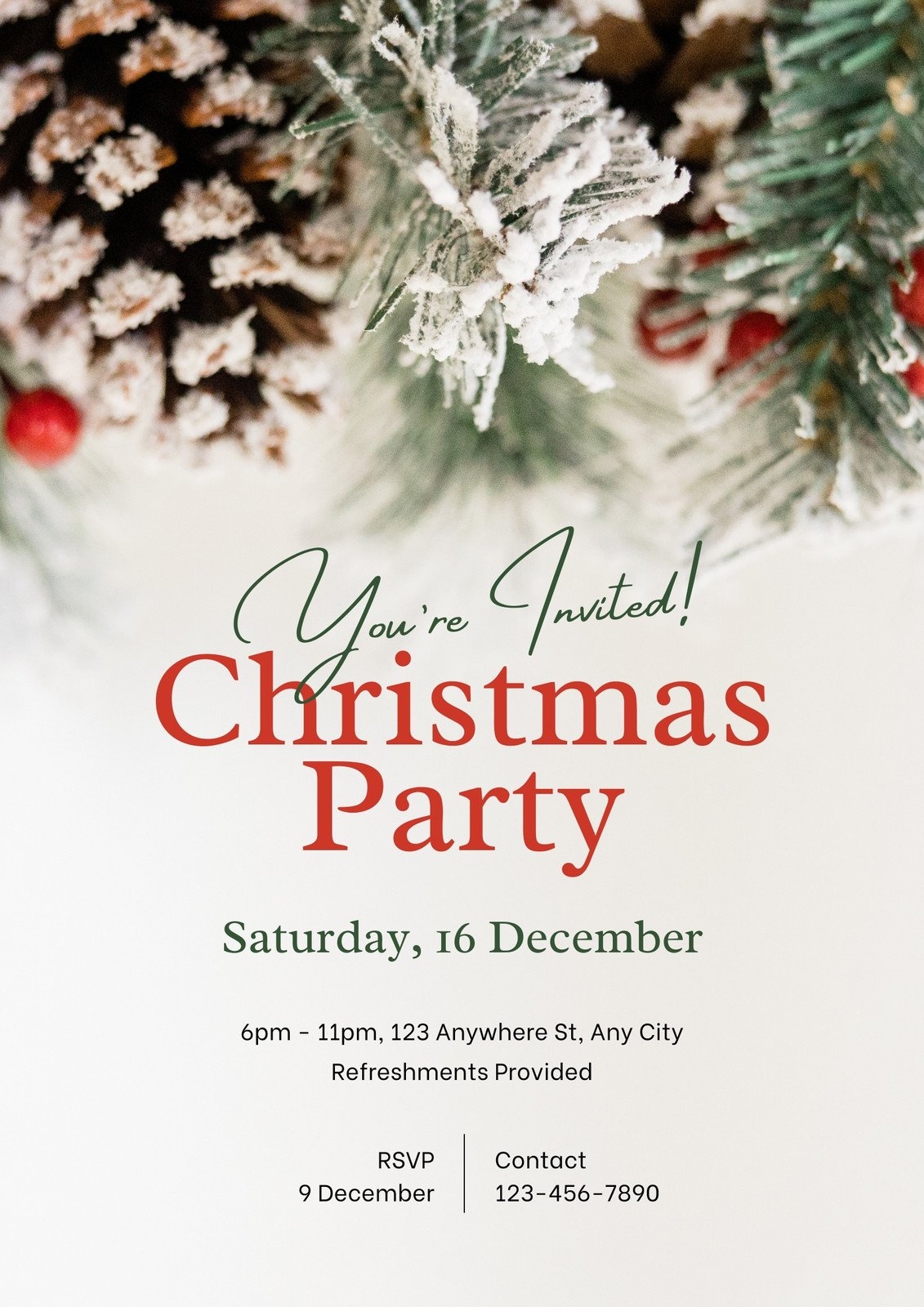 Free Printable Christmas Church Flyers That You Candownload And Edit