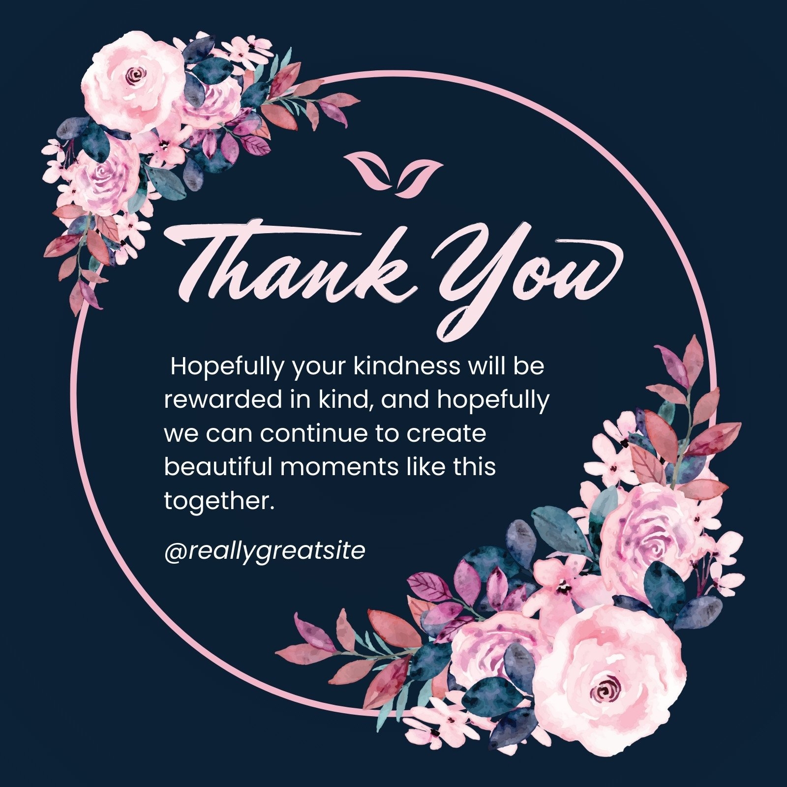 Create A Printable And Editable Thank You