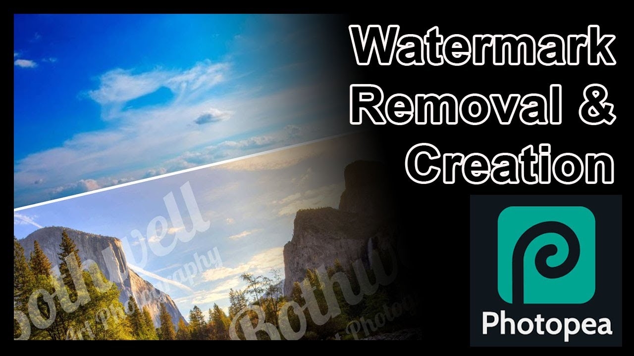 PhotoPea Watermark Removal Creation YouTube