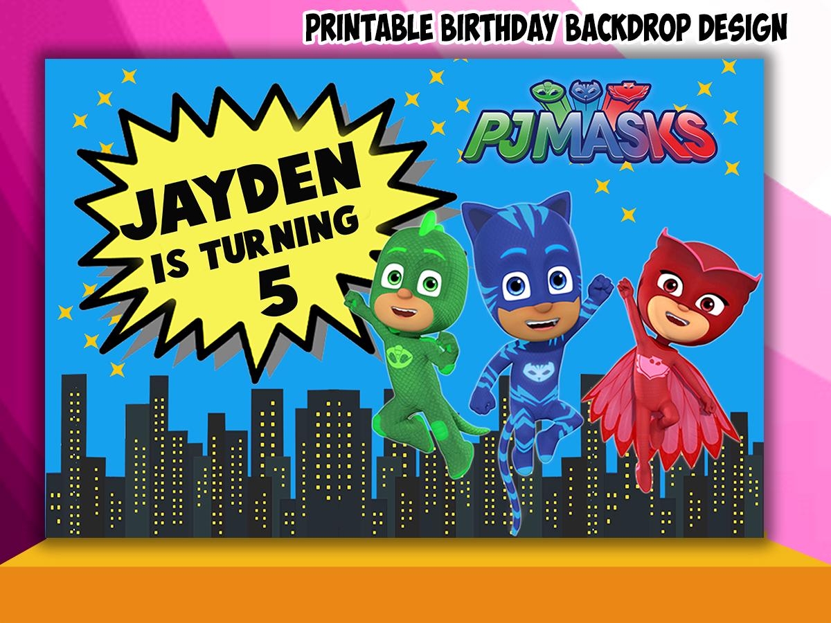 Pj Masks Printable Etsy