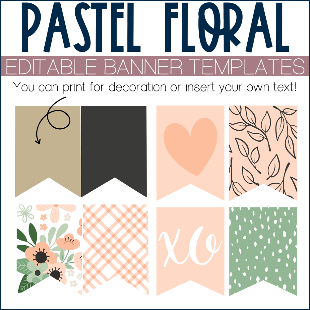 Free Printable Editable Banner