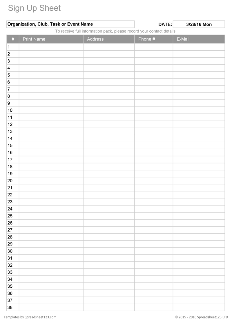 Editable Printable Workshop Log