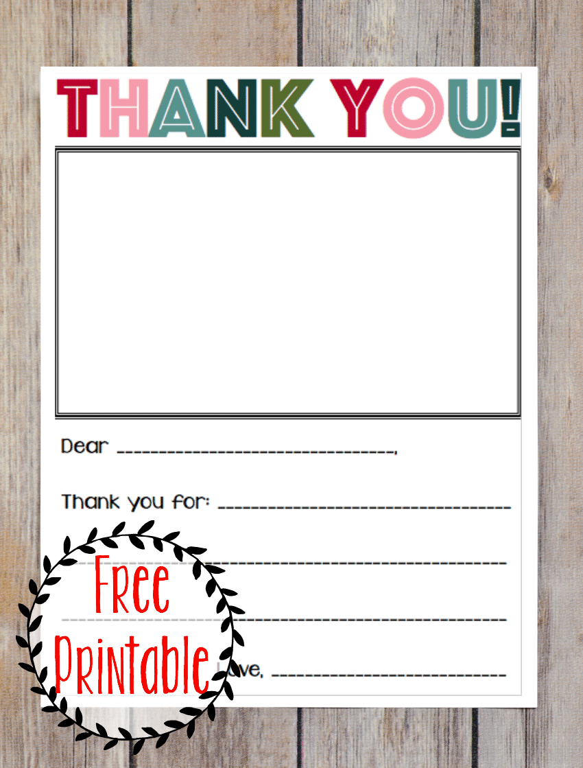 Free Thank You Printable Editable