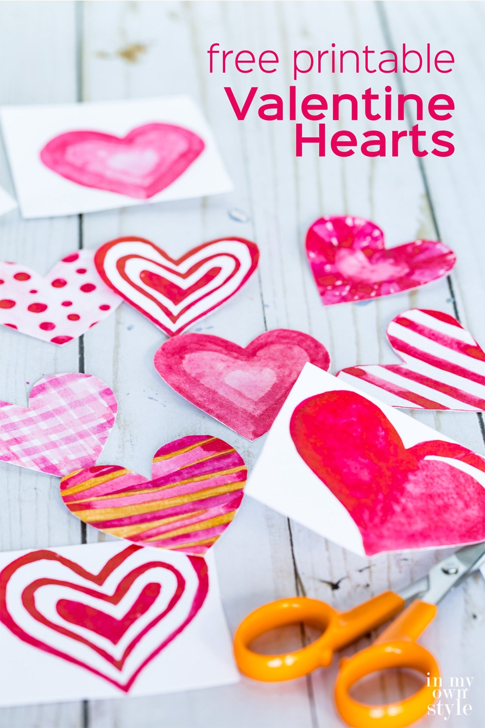 Printable Valentine Hearts Envelopes In My Own Style