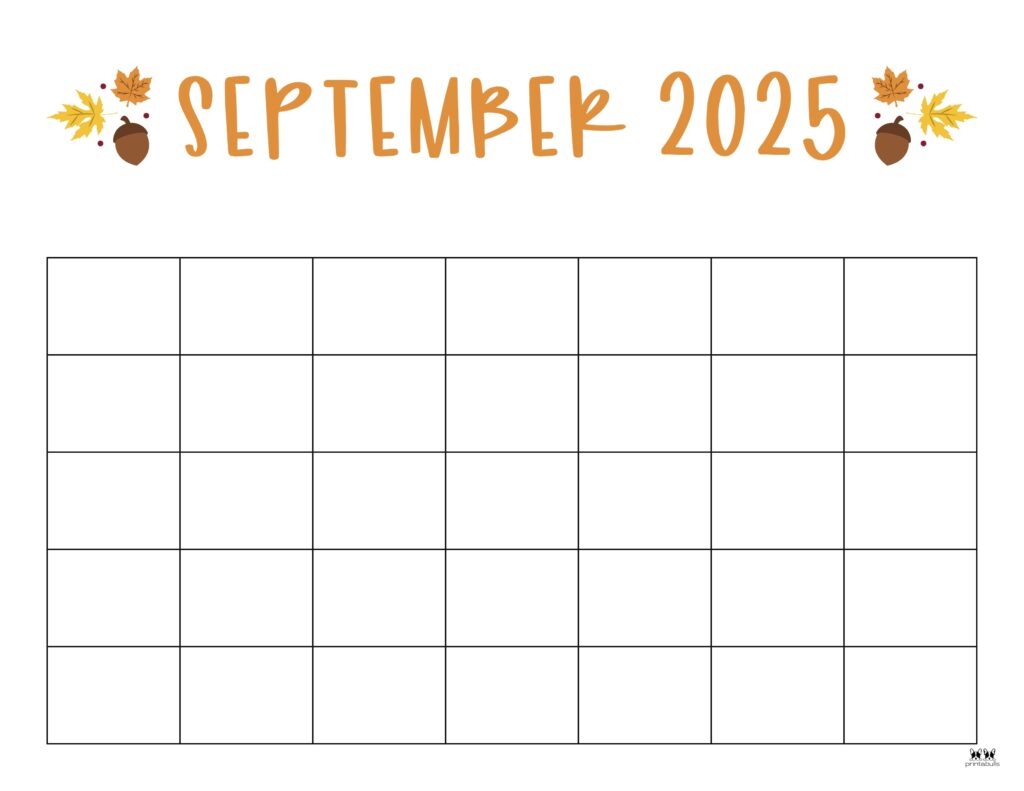 September Editable Printable Calendar