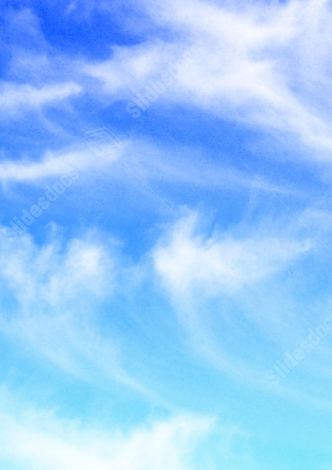 Printable Editable Blue Sky
