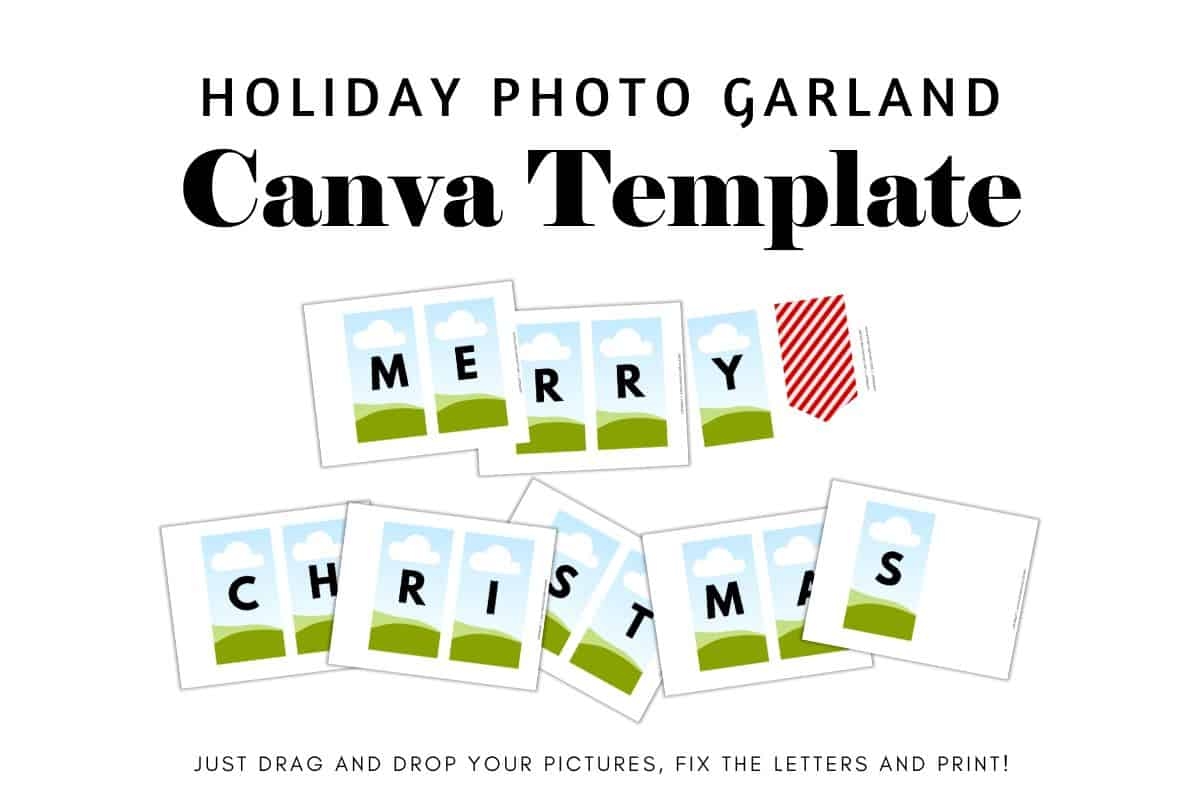Super Cute Holiday Photo Garland DIY Gift Idea
