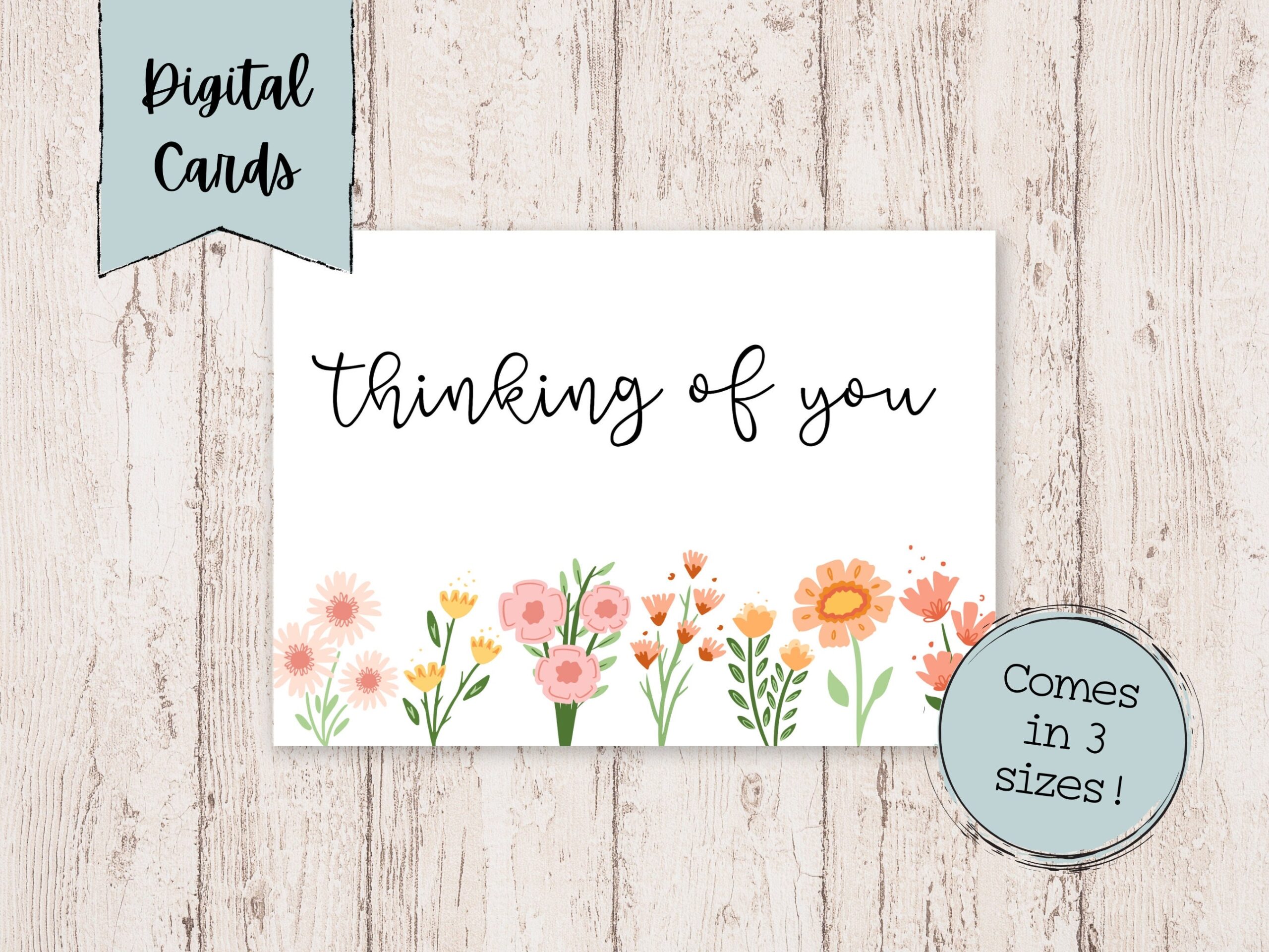 Thinking Of You Card Condolences Card Sympathy Card Thinking Of You Printable Card Greeting Card Thinking Of You Digital Card Etsy