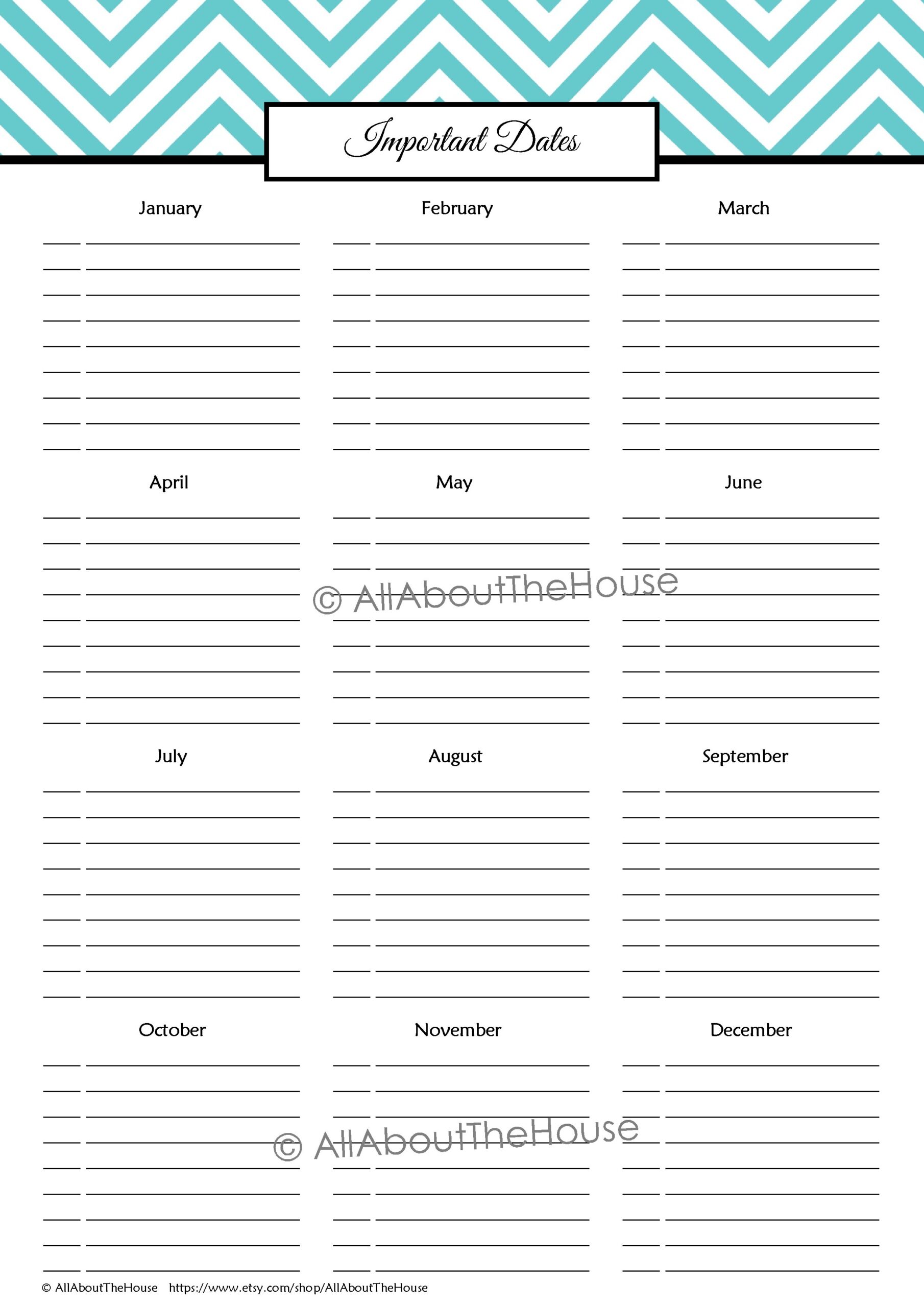 Timetable AllAboutTheHouse Printables