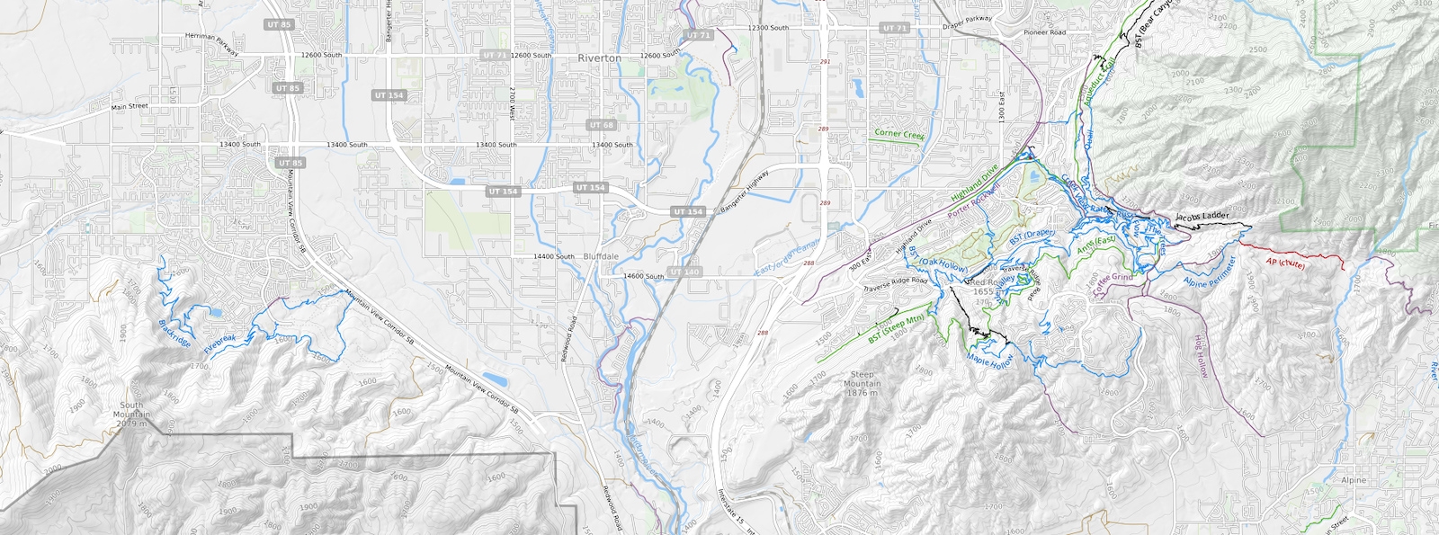 Editing Trailforks Printable Maps In Illustrator