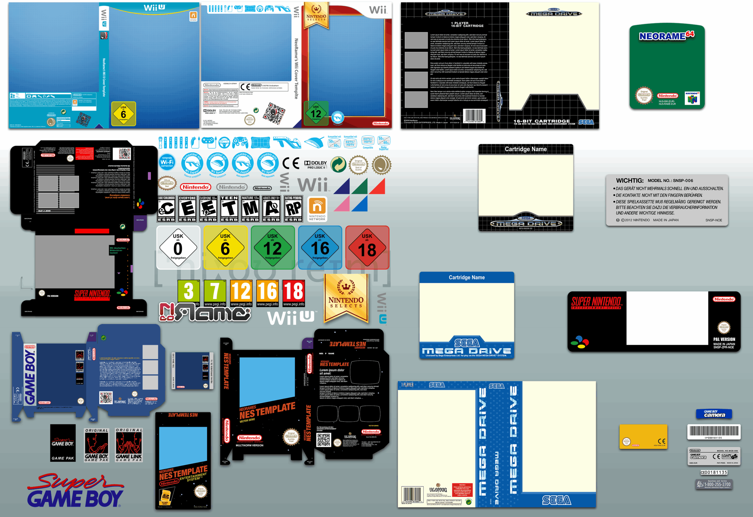 Vector Game Cover Templates V7 By NeoRame On DeviantArt