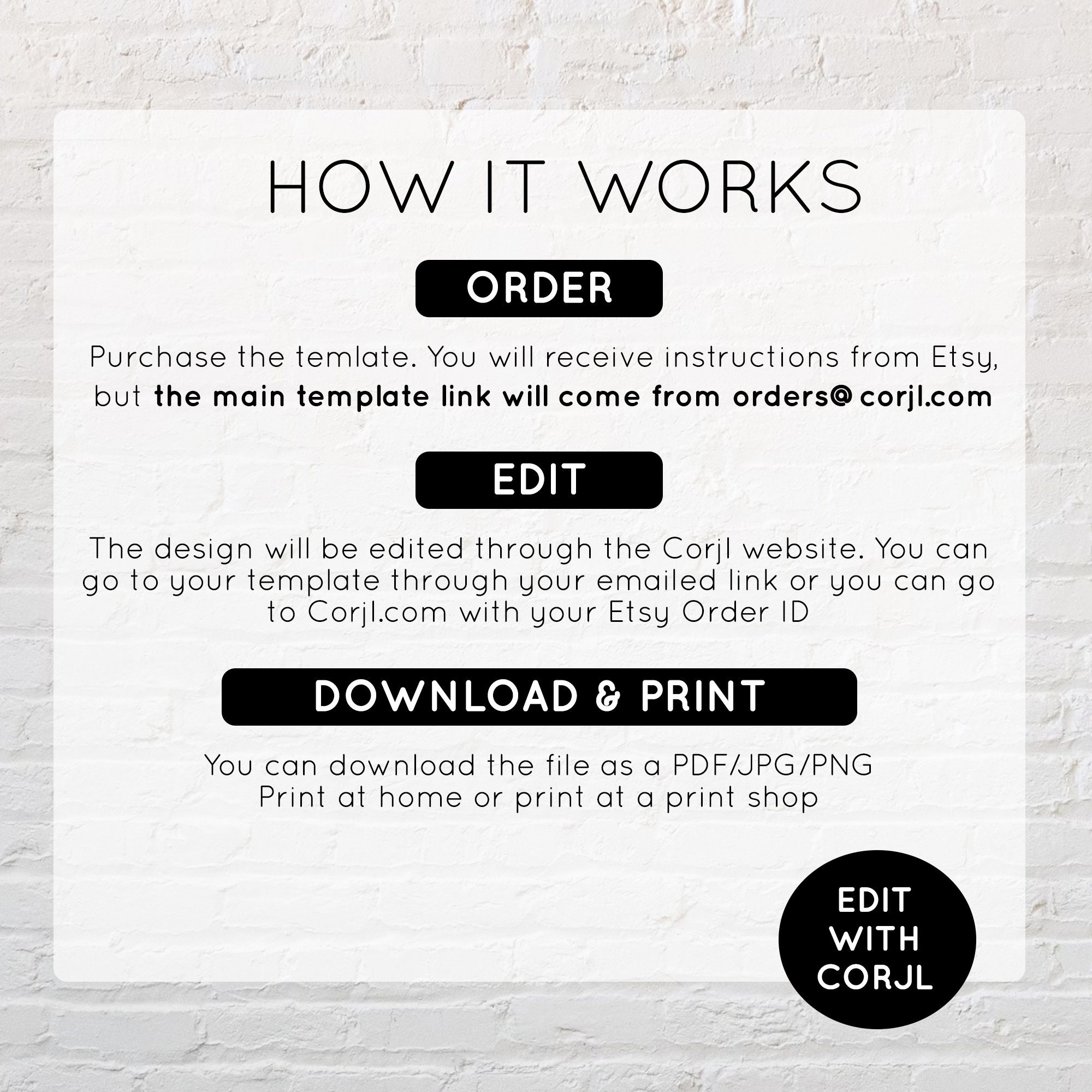 Washing Instructions Card Template Washing Insert Instructions Card Corjl Editable Care Card Printable Washing Instructions Card BSIG Etsy