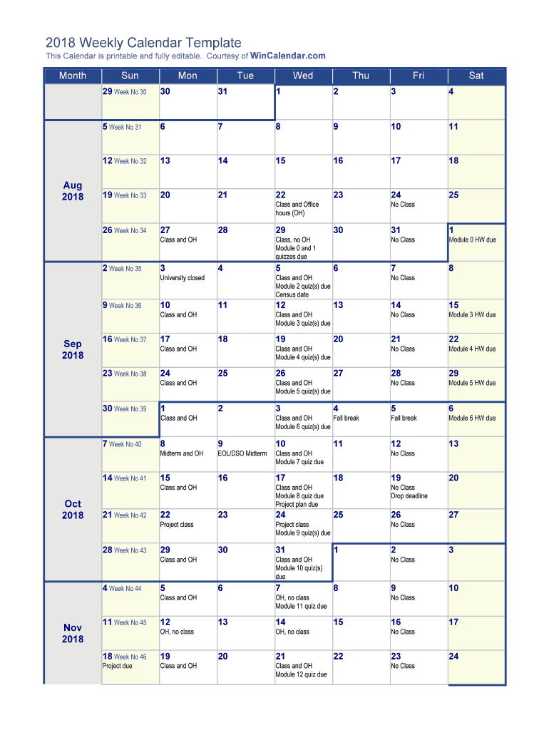 Wincalendar Fill Online Printable Fillable Blank PdfFiller