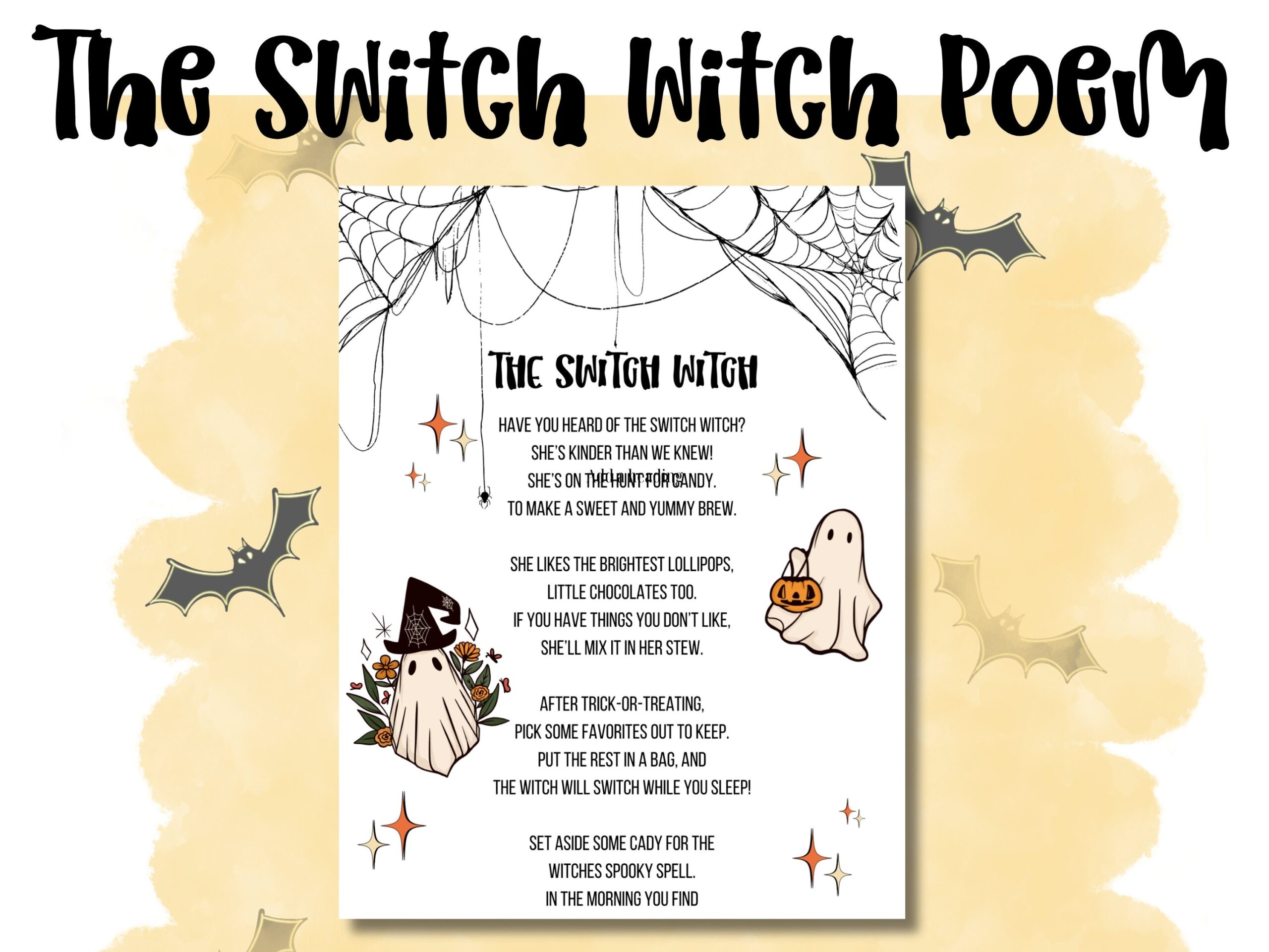 Witch Poem Etsy