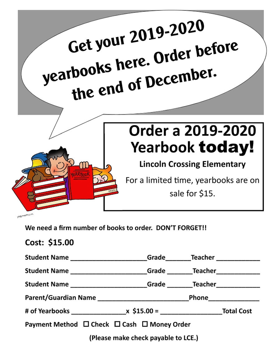 Yearbook Order Form